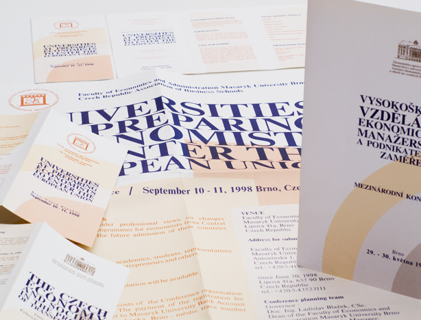 Propagační materiály masarykovy university