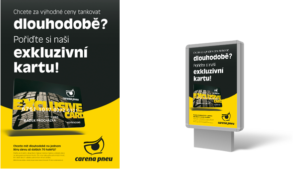 Upoutávka na zákaznickou kartu