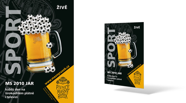 Dekorační plakát do restaurace