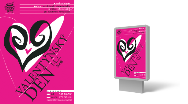 Reklamní plakát do výlohy