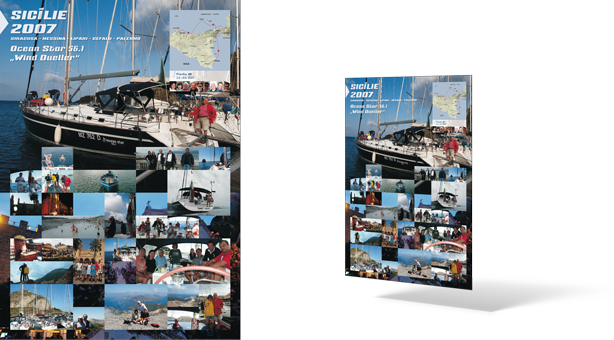 Série upomínkových plakátů jachtingu